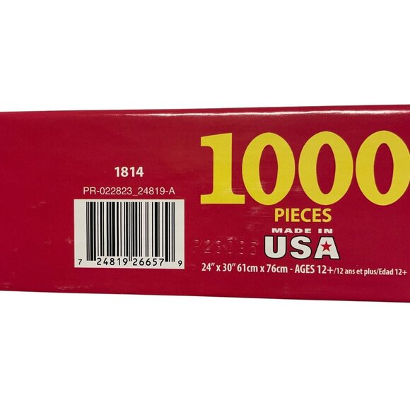 White Mountain Boardwalk 1000 Piece Jigsaw Puzzle By Steve Crisp Bonus Poster - Picture 2 of 3